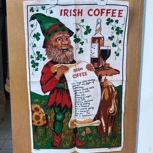 Linen Irish Coffee towel